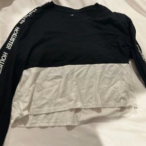 Hollister crop top--fullsleeve